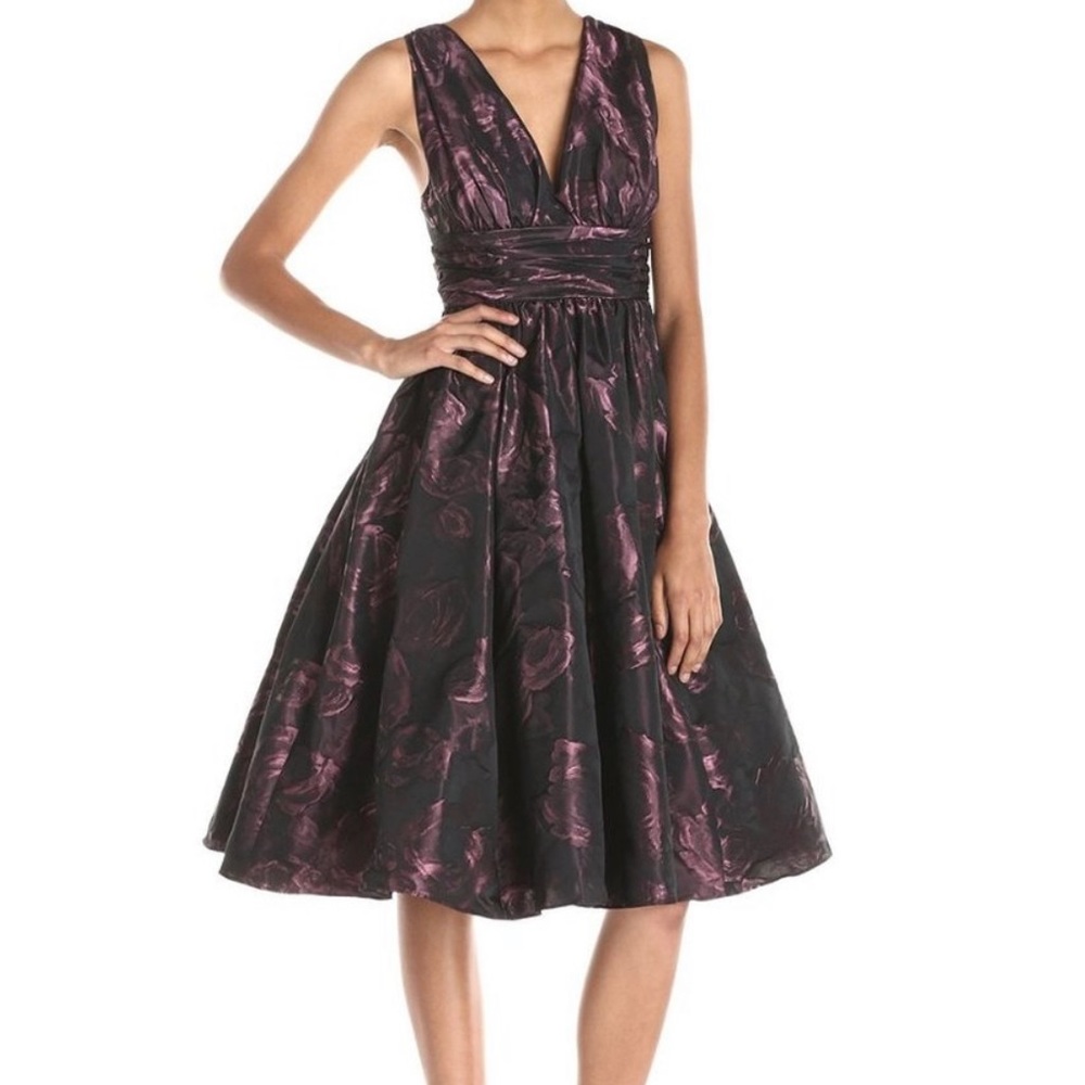 Tracy Reese Shirred Frock Midi Dress